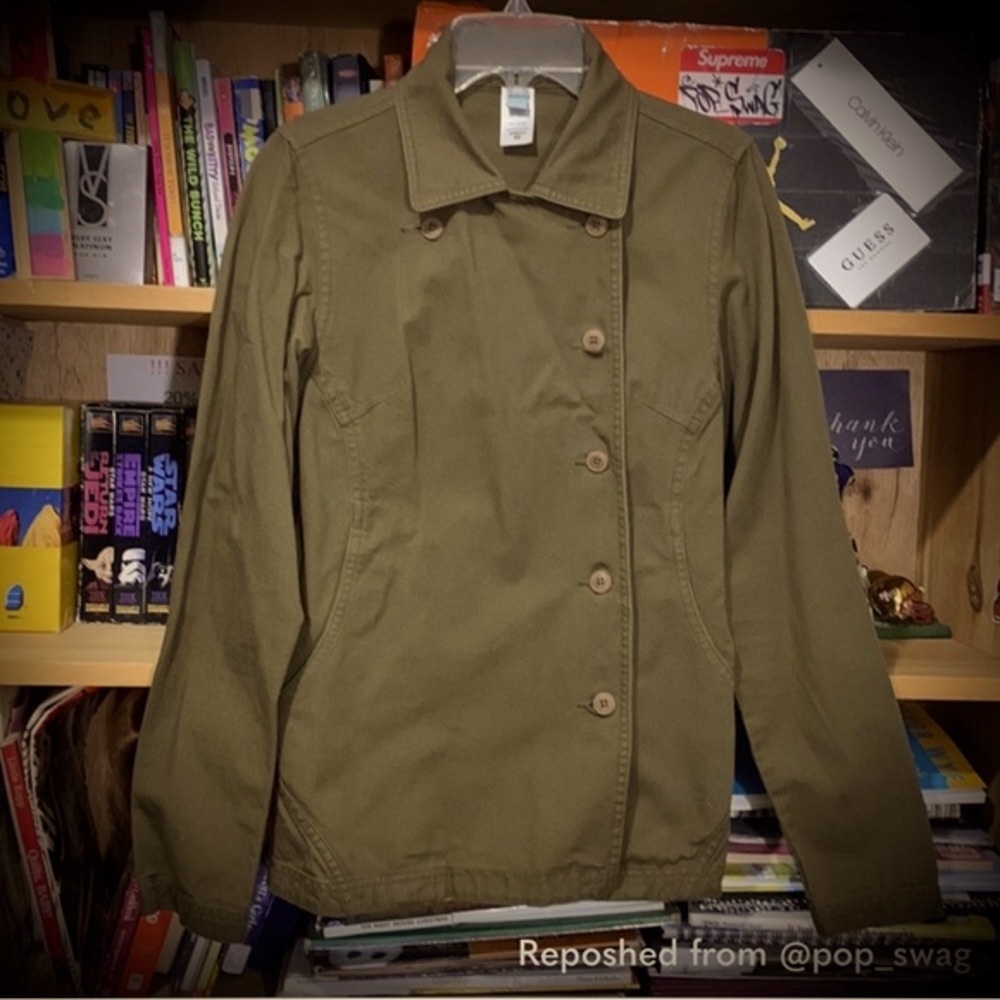 PATAGONIA Canvas Field Jacket Organic Cotton military green women’s